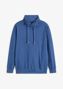Best Schalkragen-Sweatshirt aus reiner Bio-Baumwolle Herren Große Größen|Basics