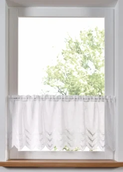 Best Scheibengardine mit recyceltem Polyester Scheibengardinen