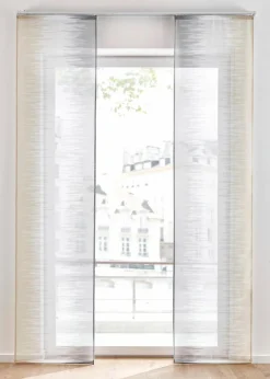 bonprix Schiebegardinen|Schiebegardine mit Druck mit recyceltem Polyester (2er Pack)