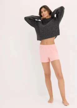 Damen bonprix Wäsche·Nachtwäsche|Nachhaltigere Materialien|Schlaf Shorts (3er Pack)