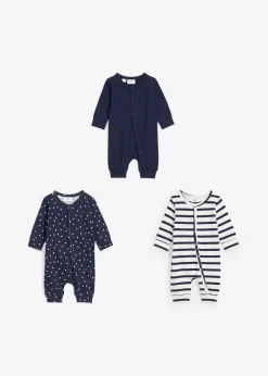Sale Schlafoverall aus reiner Bio-Baumwolle (3er Pack) Kinder Overalls & Sets|Mehrfachpacks