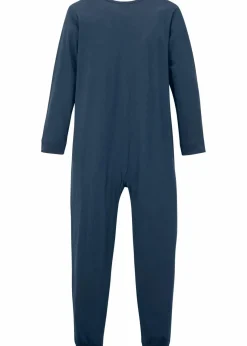 Outlet Schlafoverall aus reiner Bio-Baumwolle Kinder Jungen·Nachtwäsche