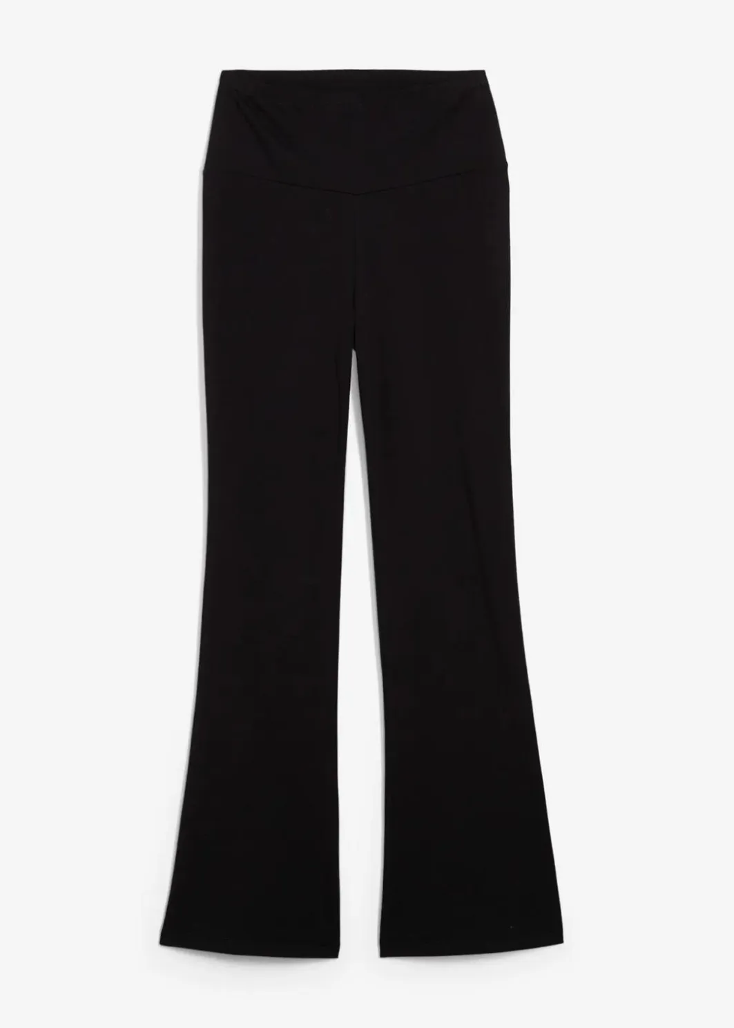 Damen bonprix Basics|Hosen|Schlaghose aus Bio-Baumwolle mit Stretch