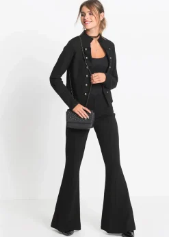 Damen bonprix Bekleidung·Kleider|Hosen|Schlaghose aus Punto di Roma