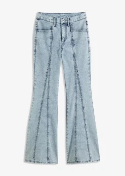 Damen bonprix Bekleidung·Shirts & Tops|Jeans|Schlagjeans High Waist
