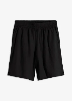 Discount Schlupf-Bermuda aus luftigem Leinen-Mix Damen Bekleidung·Outdoorbekleidung|Bekleidung·Kleider