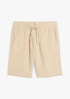 Damen bonprix Bekleidung·Outdoorbekleidung|Bekleidung·Kleider|Schlupf-Bermuda aus Musselin