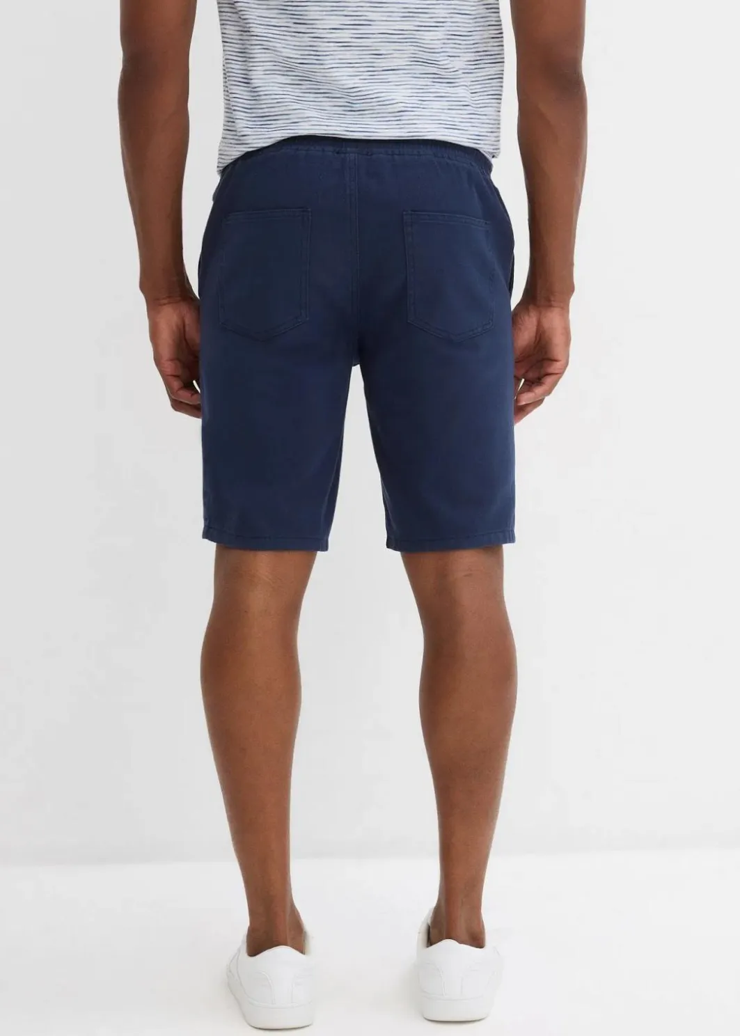 Best Schlupf-Bermuda aus reiner Baumwolle, Regular Fit Herren Hosen|Shorts