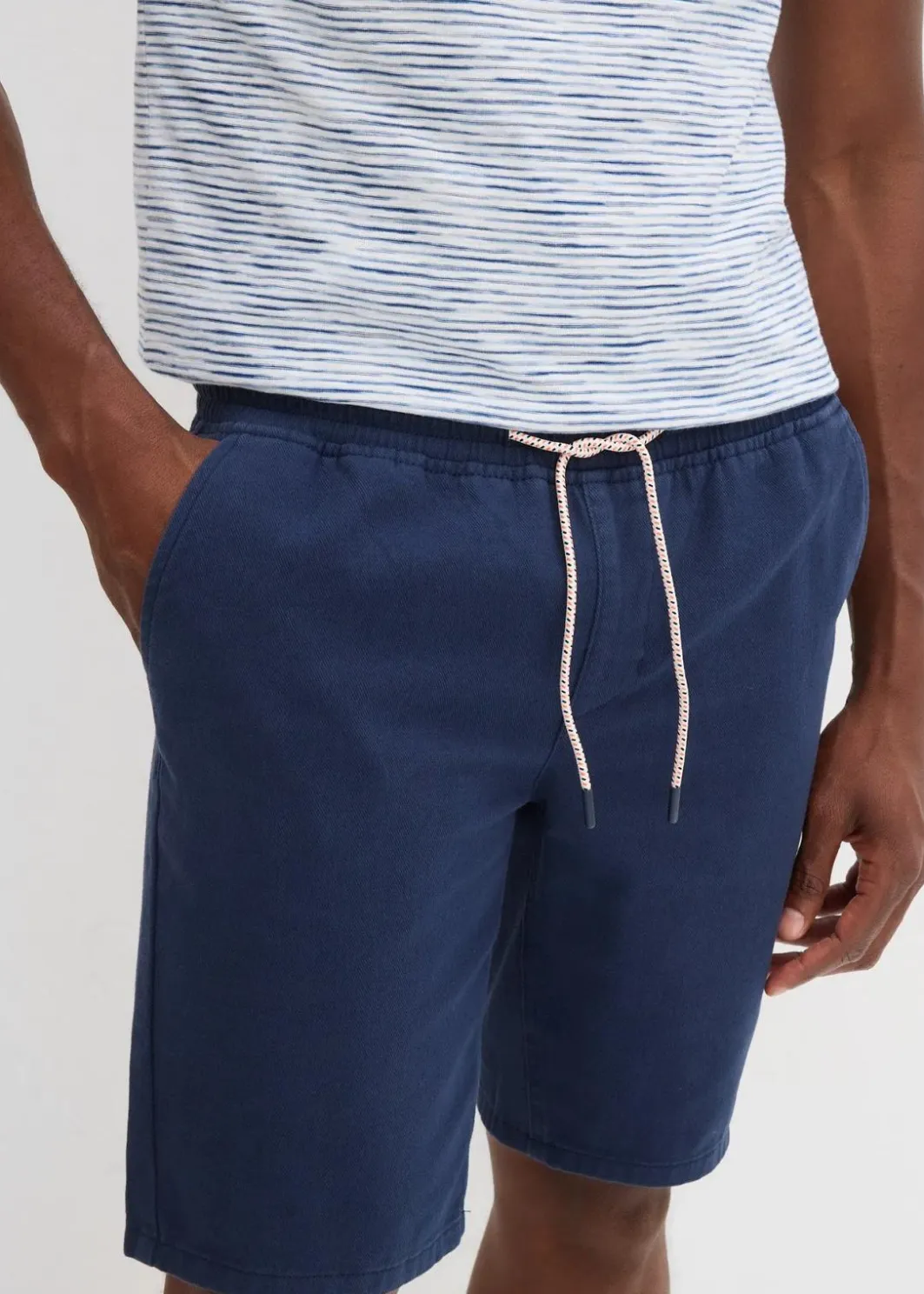 Best Schlupf-Bermuda aus reiner Baumwolle, Regular Fit Herren Hosen|Shorts
