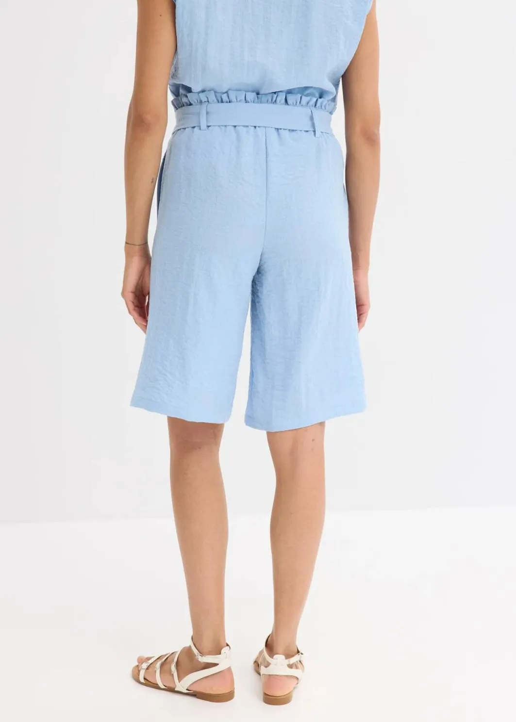 Damen bonprix Nachhaltigere Materialien|Hosen|Schlupf-Bermuda aus Viskose-Mix
