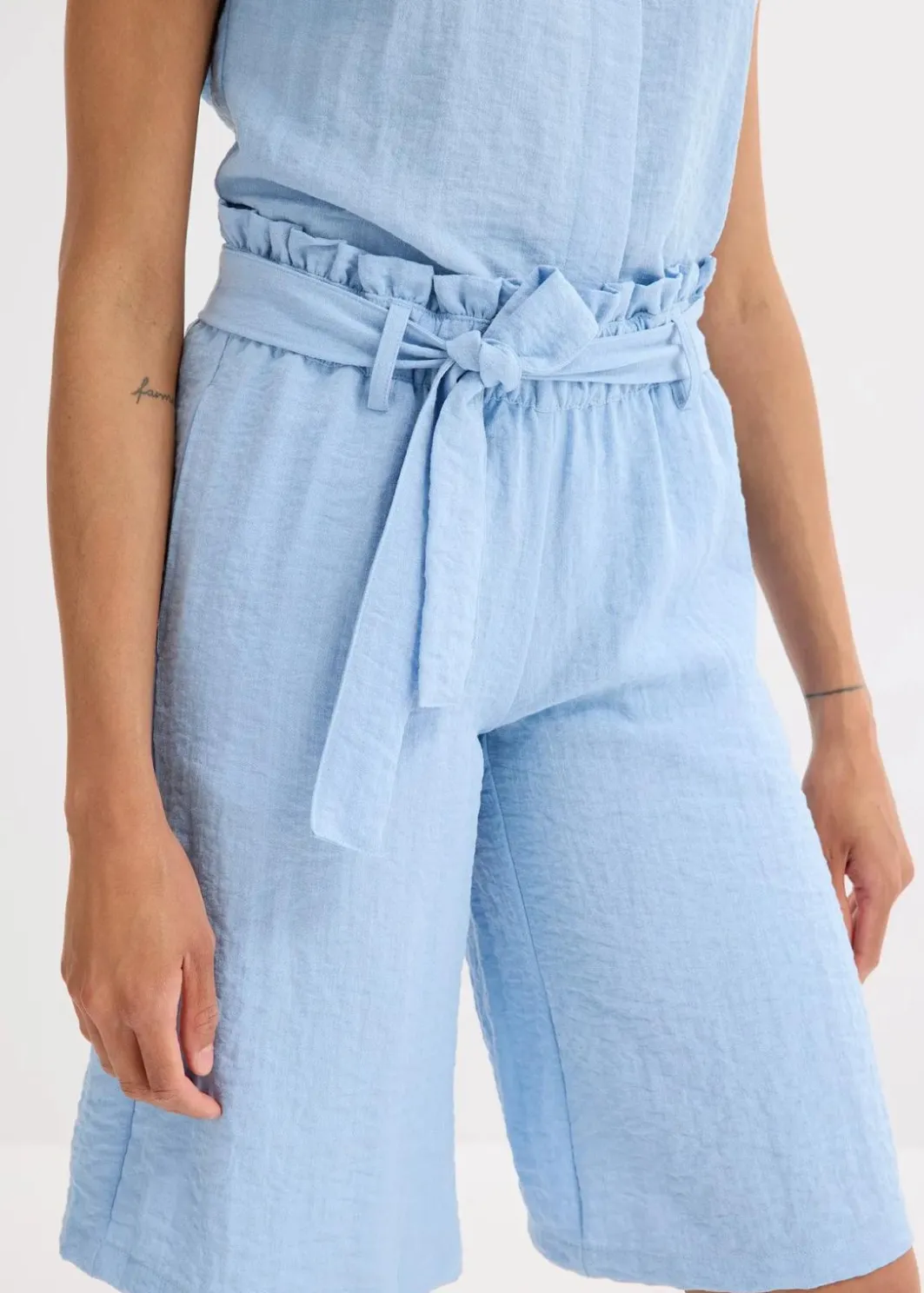 Damen bonprix Nachhaltigere Materialien|Hosen|Schlupf-Bermuda aus Viskose-Mix