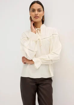 Damen bonprix Blusen & Tuniken|Bekleidung·Jacken & Mäntel|Schlupfbluse aus feinem Viskose-Mix