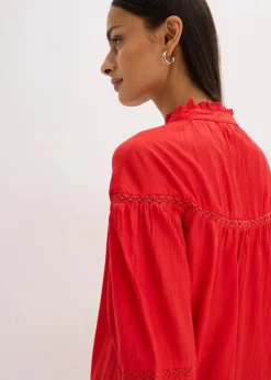 Damen bonprix Bekleidung·Jacken & Mäntel|Blusen & Tuniken|Schlupfbluse aus feinem Viskose-Mix