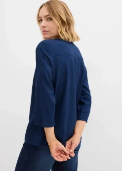 Sale Schlupfbluse aus fließender Viskose Damen Bekleidung·Jacken & Mäntel|Blusen & Tuniken