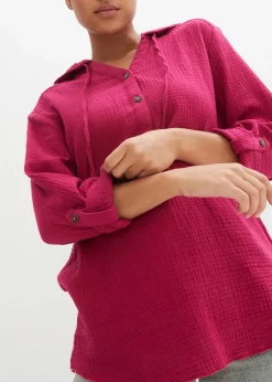 Damen bonprix Bekleidung·Jacken & Mäntel|Blusen & Tuniken|Schlupfbluse aus luftigem Musselin