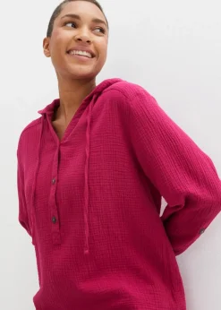 Damen bonprix Bekleidung·Jacken & Mäntel|Blusen & Tuniken|Schlupfbluse aus luftigem Musselin