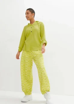 Damen bonprix Blusen & Tuniken|Bekleidung·Jacken & Mäntel|Schlupfbluse aus luftigem Musselin