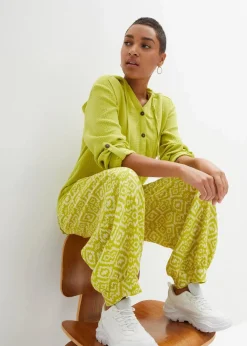 Damen bonprix Blusen & Tuniken|Bekleidung·Jacken & Mäntel|Schlupfbluse aus luftigem Musselin