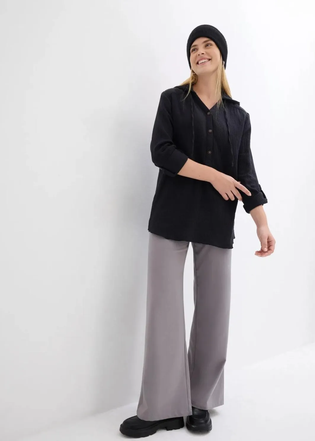 Best Schlupfbluse aus luftigem Musselin Damen Blusen & Tuniken|Bekleidung·Jacken & Mäntel