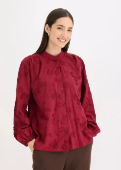Damen bonprix Bekleidung·Jacken & Mäntel|Blusen & Tuniken|Schlupfbluse aus reiner Baumwolle