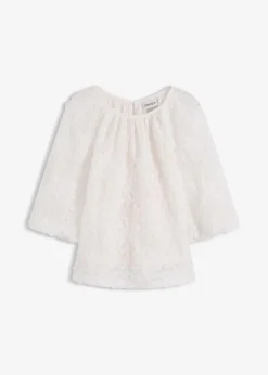 Discount Schlupfbluse mit strukturiertem Blumen-Muster​ Damen Blusen & Tuniken|Bekleidung·Jacken & Mäntel