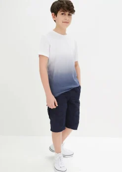 Clearance Schlupf-Cargo-Bermuda aus reiner Baumwolle, Regular Fit Kinder Jungen 9-16 Jahre·Shorts