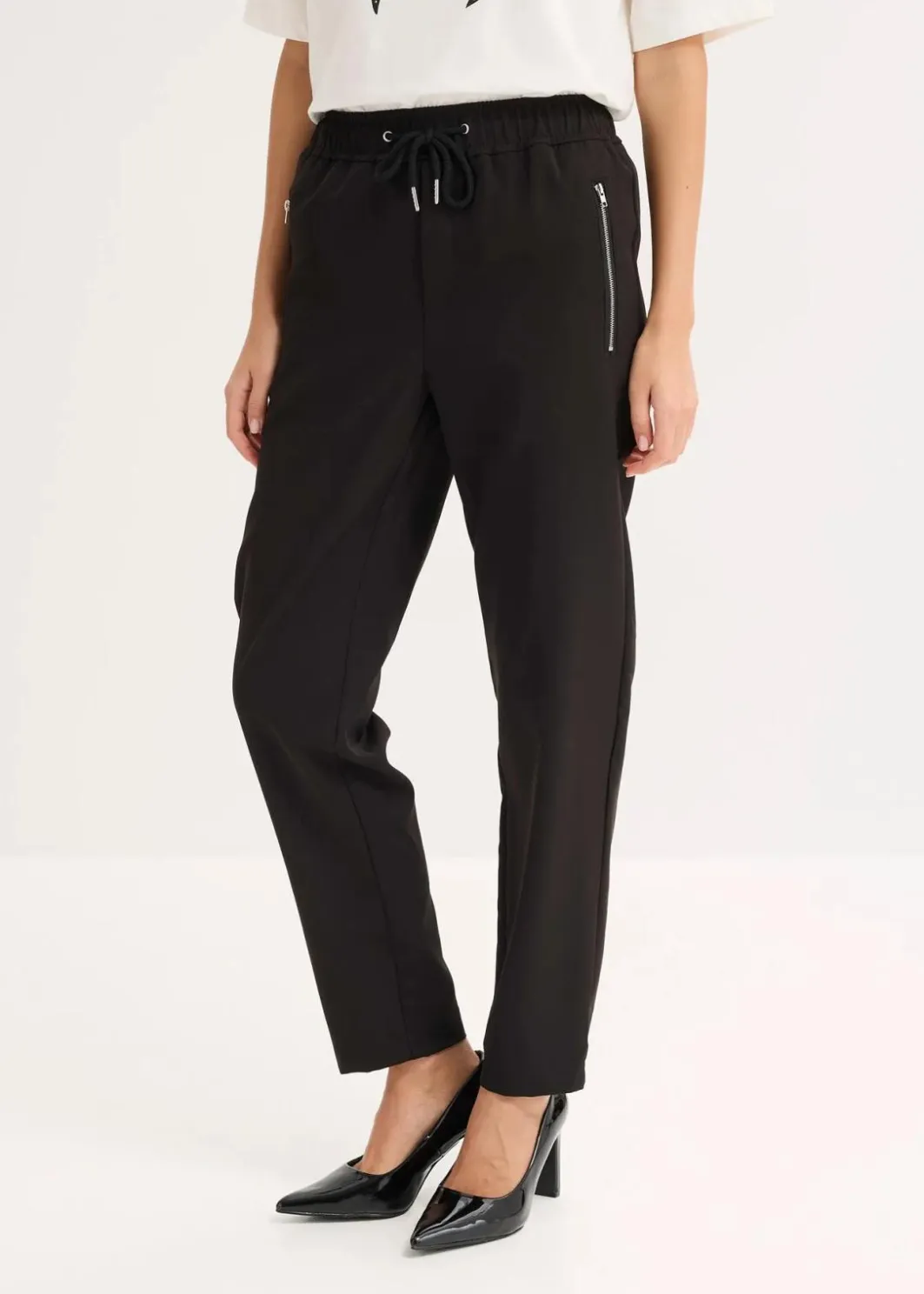 Damen bonprix Bekleidung·Kleider|Hosen|Schlupfhose mit Bequembund