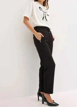 Damen bonprix Bekleidung·Kleider|Hosen|Schlupfhose mit Bequembund