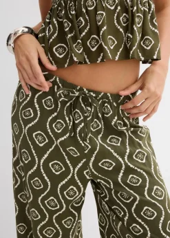 Damen bonprix Bekleidung·Kleider|Hosen|Schlupfhose aus fließender Viskose