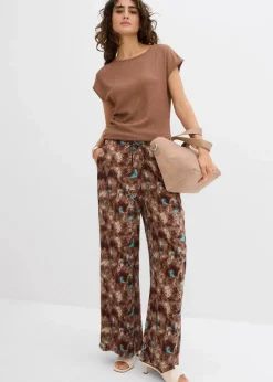 Best Schlupfhose aus fließender Viskose Damen Bekleidung·Kleider|Hosen