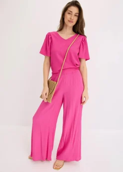 Damen bonprix Bekleidung·Kleider|Hosen|Schlupfhose aus fließender Viskose