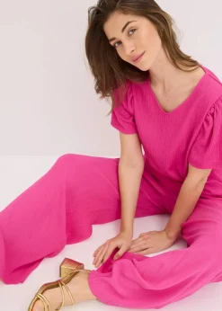 Damen bonprix Bekleidung·Kleider|Hosen|Schlupfhose aus fließender Viskose