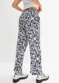 Online Schlupfhose aus fließender Viskose Damen Bekleidung·Kleider|Hosen