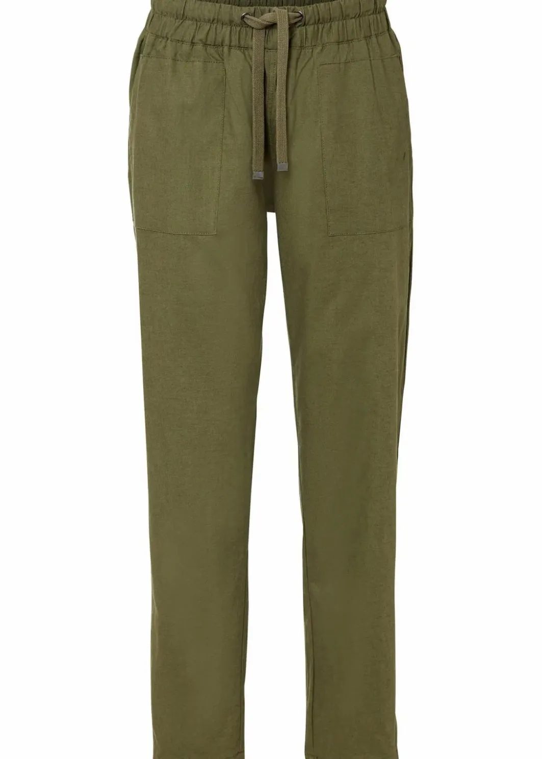Damen bonprix Hosen|Schlupfhose aus luftigem Leinen-Mix