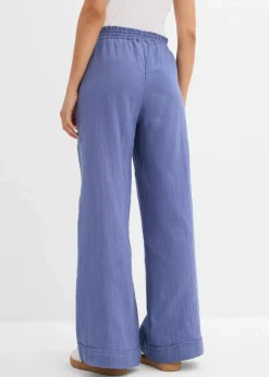 Damen bonprix Zweiteiler & Sets|Hosen|Schlupfhose aus luftigem Musselin