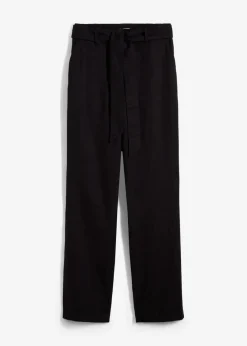 Damen bonprix Hosen|Schlupfhose aus luftigem Leinen-Viskose-Mix