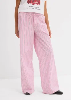 Damen bonprix Bekleidung·Kleider|Hosen|Schlupfhose aus reiner Baumwolle