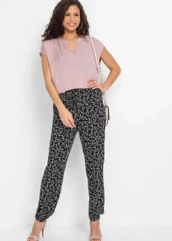 Clearance Schlupfhose aus reiner Viskose Damen Hosen|Bekleidung·Kleider