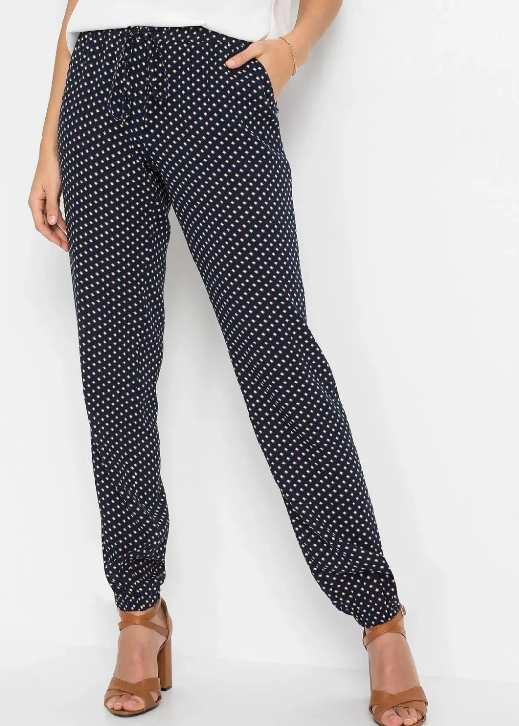 Damen bonprix Bekleidung·Kleider|Hosen|Schlupfhose aus reiner Viskose