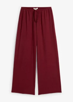 Schlupfhose aus strukturiertem Crêpe Damen Zweiteiler & Sets|Hosen
