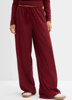 Schlupfhose aus strukturiertem Crêpe Damen Zweiteiler & Sets|Hosen