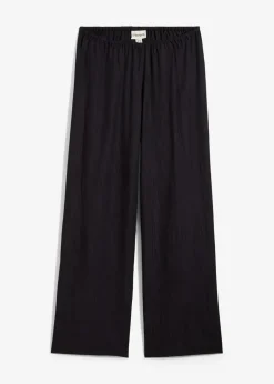 Clearance Schlupfhose aus strukturiertem Viskose-Mix Damen Bekleidung·Kleider|Zweiteiler & Sets
