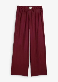 New Schlupfhose aus strukturiertem Viskose-Mix Damen Hosen|Zweiteiler & Sets