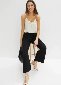 Schlupfhose aus Viskose Damen Kurzgrößen|Bekleidung·Kleider