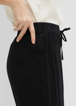 Schlupfhose aus Viskose Damen Kurzgrößen|Bekleidung·Kleider