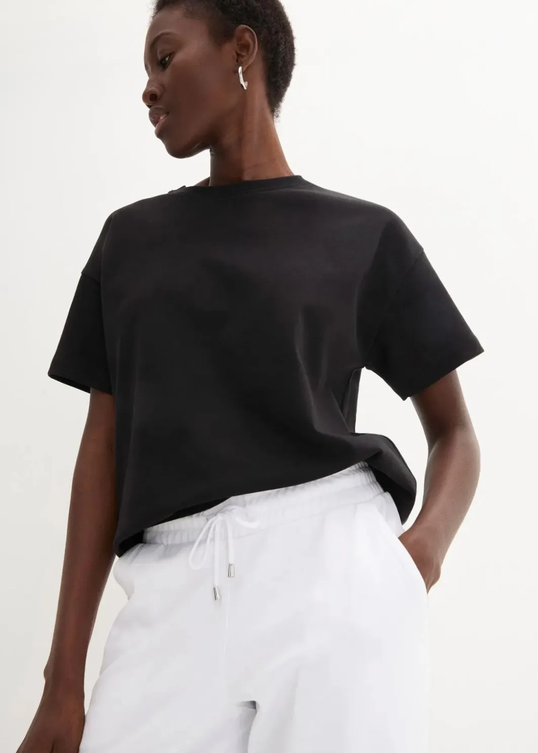 Damen bonprix Bekleidung·Kleider|Hosen|Schlupfhose aus Viskose-Mix