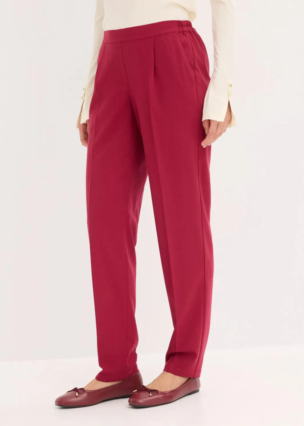 Damen bonprix Hosen|Bekleidung·Kleider|Schlupfhose mit Bügelfalte