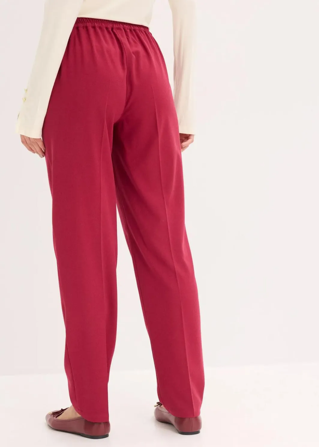 Damen bonprix Hosen|Bekleidung·Kleider|Schlupfhose mit Bügelfalte