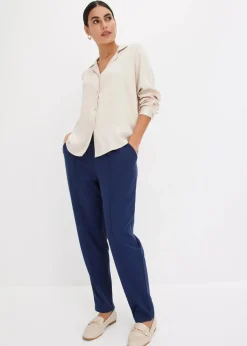 Discount Schlupfhose mit Biese Damen Hosen|Bekleidung·Kleider