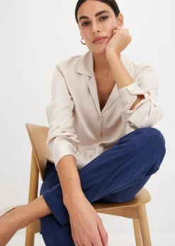 Discount Schlupfhose mit Biese Damen Hosen|Bekleidung·Kleider